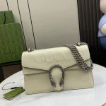 GUCCI Dionysus小號黑色漆皮肩揹包-795005：圖片 2