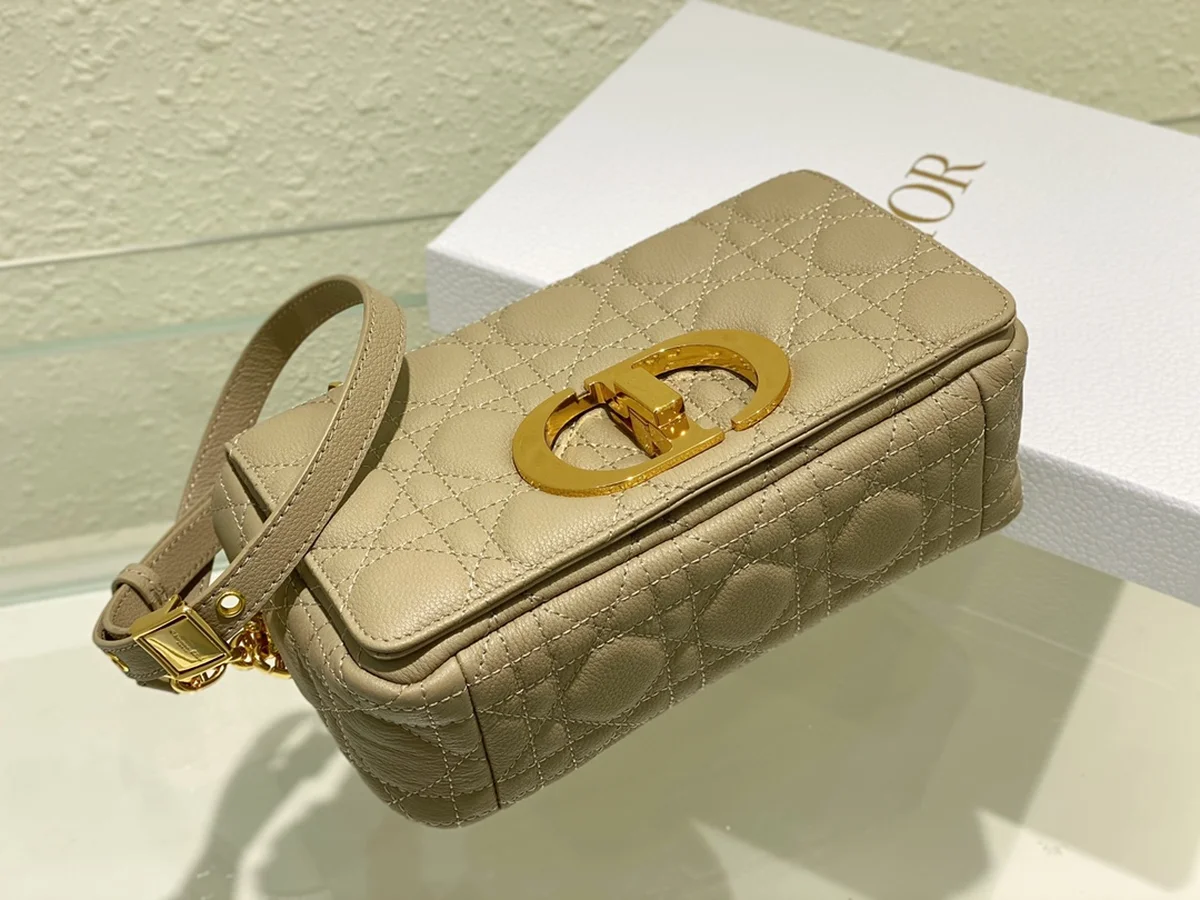 Dior Caro 繩索色單肩包小號PM-M9241 6 Dior Caro 繩索色單肩包小號PM-M9241