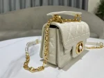 Dior Jolie mini 奶白小牛皮斜背包-M9272：圖片 5