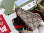 GUCCI Ophidia藍帆布斜挎包-735132：圖片 6