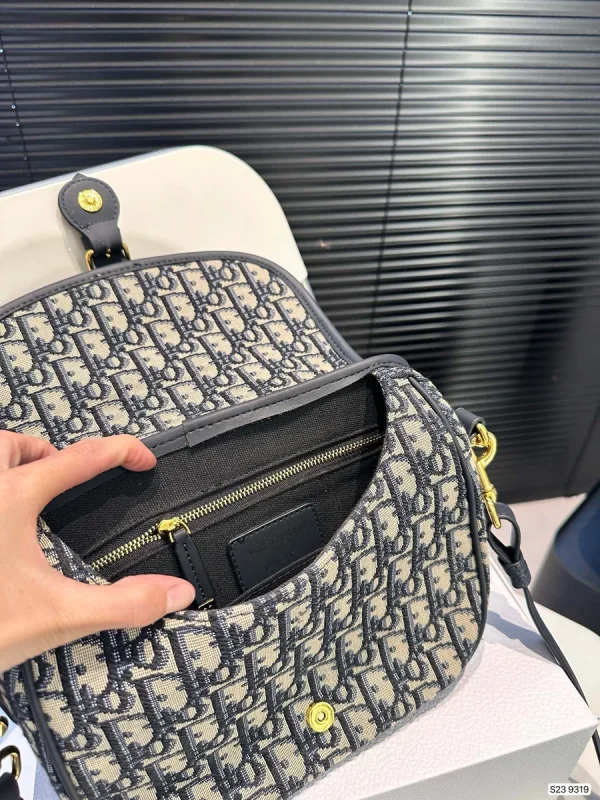 Dior Bobby 藍色斜挎包中號MM-M9319：圖片 10