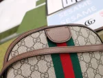 GUCCI Gucci Love Parade小號米白帆布斜揹包-499621：圖片 6