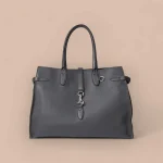GUCCI Soft Leather手袋灰柔皮革手提包-796761