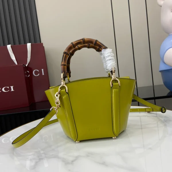 GUCCI Gucci Rosso Ancora紅色光面手挽包-805832：圖片 2