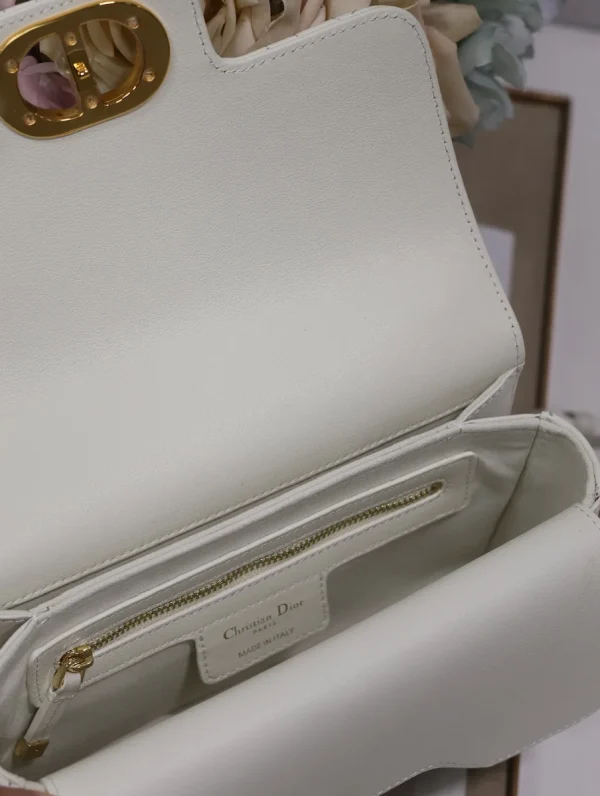 Dior Jolie 奶白小牛皮單肩包小號PM-M9271：圖片 8