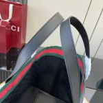 GUCCI Totissima中號紅色帆布托特包-788203：圖片 9