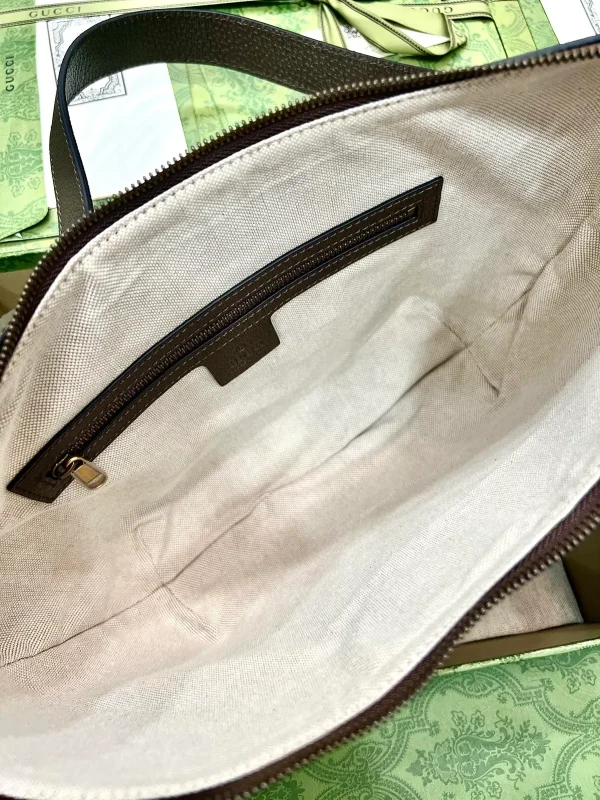GUCCI Love Parade藍米帆布斜揹包-598125：圖片 9
