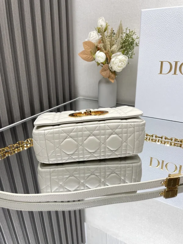 Dior Caro 象牙小牛皮斜挎包小號PM-M9241：圖片 7
