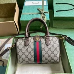 GUCCI Gucci Lido米白皮革斜揹包-772053：圖片 2