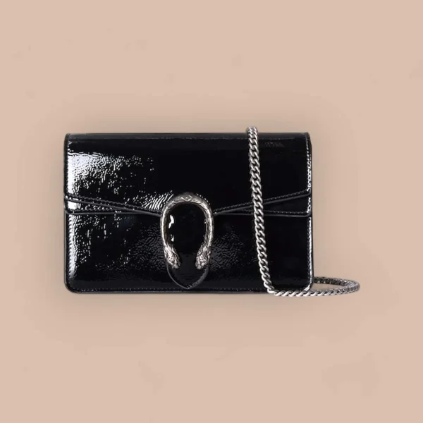GUCCI Dionysus紅色漆皮斜背包-795368