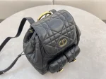 Dior Caro 黑色羊皮背包中號MM-M6301：圖片 4