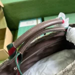 GUCCI GUCCI Lido中號米棕帆布托特包-763287：圖片 8