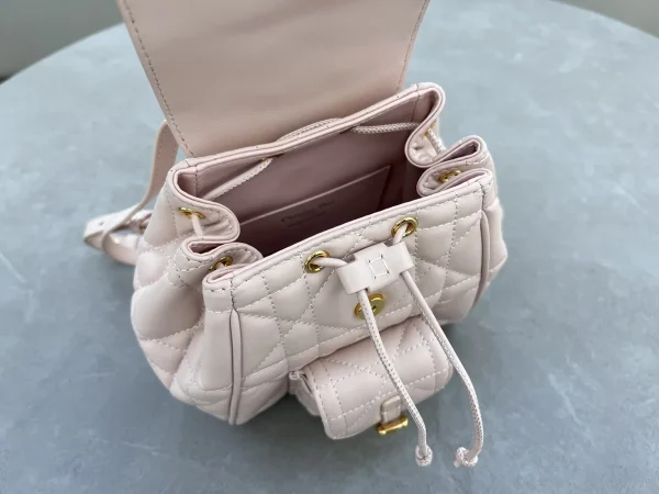 Dior Caro 胭脂粉背包小號PM-M6302：圖片 9