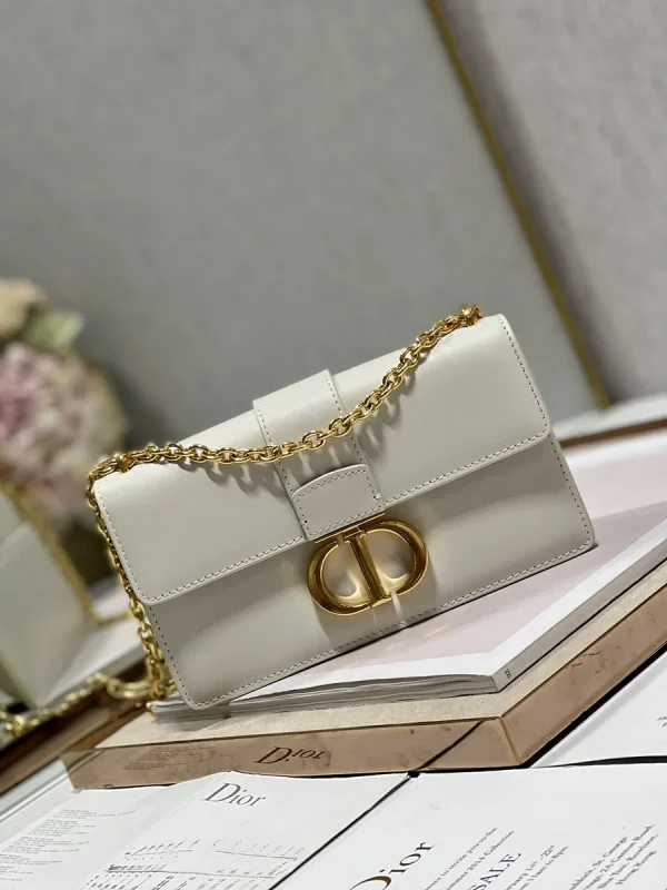 Dior Mont 奶白小牛皮斜挎包小號PM-M9334：圖片 10