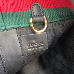 GUCCI Totissima小號黑色帆布手提包-788211：圖片 10