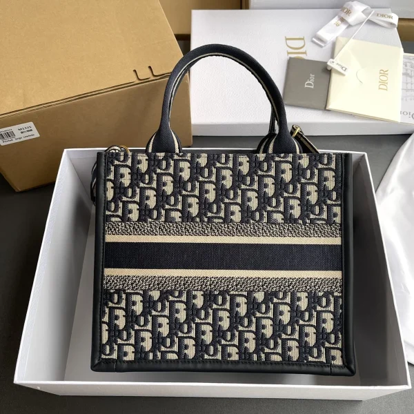 Dior Book 藍色托特包小號PM-M1325：圖片 3