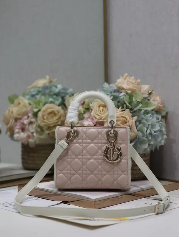 Dior Lady 粉色斜挎包小號PM-M0531：圖片 2