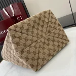 GUCCI Totissima小號米棕帆布托特包-788211：圖片 6