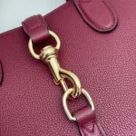 GUCCI Elegance米白粒面皮手提包-795349：圖片 7