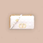 Dior Caro 象牙色小牛皮斜挎包中號MM-M9242