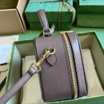 GUCCI Ophidia米棕帆布迷你斜揹包-772157：圖片 5