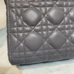 Dior Lady mini銀色小牛皮包mini-M0505：圖片 8