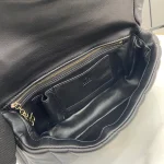 GUCCI GG Milano小號黑色皮革斜背包-806016：圖片 9