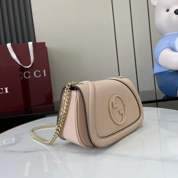 GUCCI Blondie粉皮肩揹包-815711：圖片 3