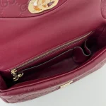 GUCCI GG Milano迷你深綠皮革斜揹包-806017：圖片 10