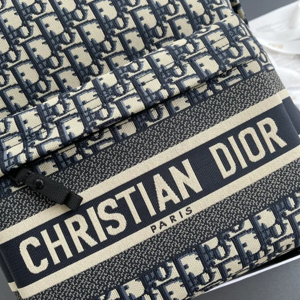 Dior Travel 藍色Dior Oblique雙肩背包-：圖片 7