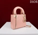 Dior Lady mini奶白羊皮斜挎包mini-M0505：圖片 3