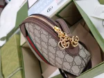 GUCCI Gucci Love Parade小號米白帆布斜揹包-499621：圖片 7
