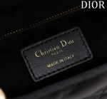 Dior Lady 黑色羊皮斜挎包小號PM-M0538：圖片 9