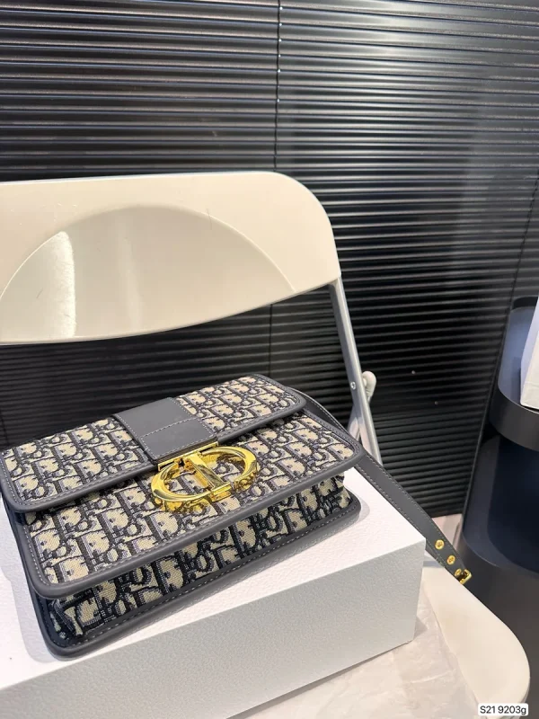 Dior 30 Montaigne 藍色單肩包中號MM-M9203：圖片 6