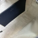 GUCCI Ophidia中號藍米帆布斜揹包-681064：圖片 8