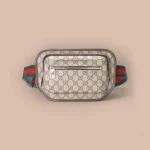 GUCCI GG Supreme中號米棕帆布腰包-760217