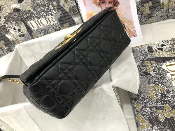 Dior Caro 黑色小牛皮包中號MM-M9242：圖片 5
