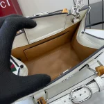 GUCCI Diana迷你粉蟒手提包-702732：圖片 9
