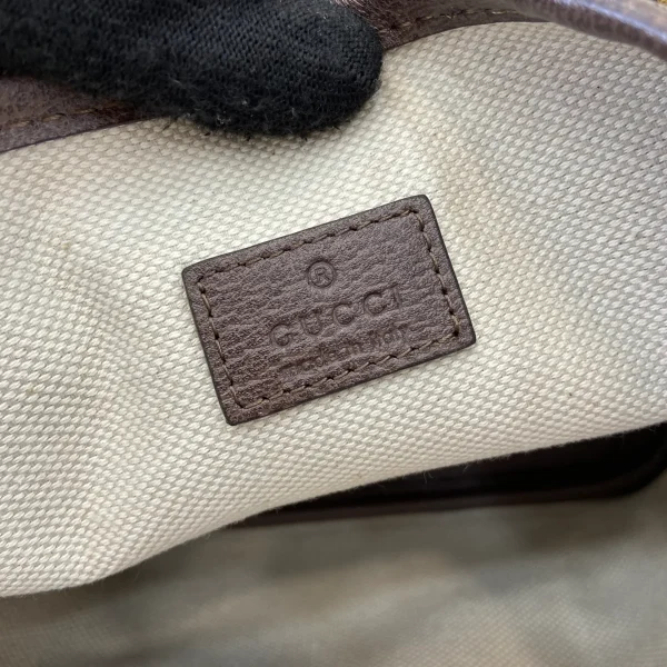GUCCI Ophidia藍米帆布手挽包-811716：圖片 10