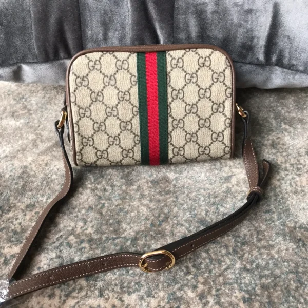 GUCCI Ophidia米白斜背包-517350：圖片 3