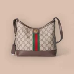 GUCCI Ophidia小號米白帆布水桶包-781402