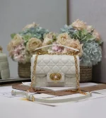 Dior Jolie 奶白小牛皮單肩包小號PM-M9271：圖片 2