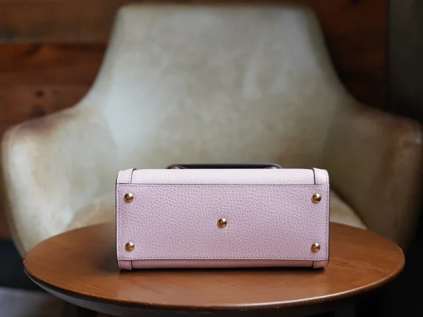 GUCCI Diana迷你白色皮革手挽包-702732：圖片 7