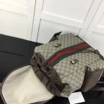 GUCCI Ophidia中號米棕皮革背包-598140：圖片 7