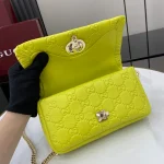GUCCI GG Milano迷你黑色皮革斜揹包-806017：圖片 10