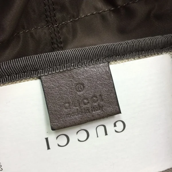 GUCCI Ophidia中號米棕皮革背包-598140：圖片 10
