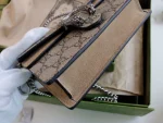 GUCCI Dionysus狄俄尼索斯黑色皮革斜揹包-476432：圖片 17