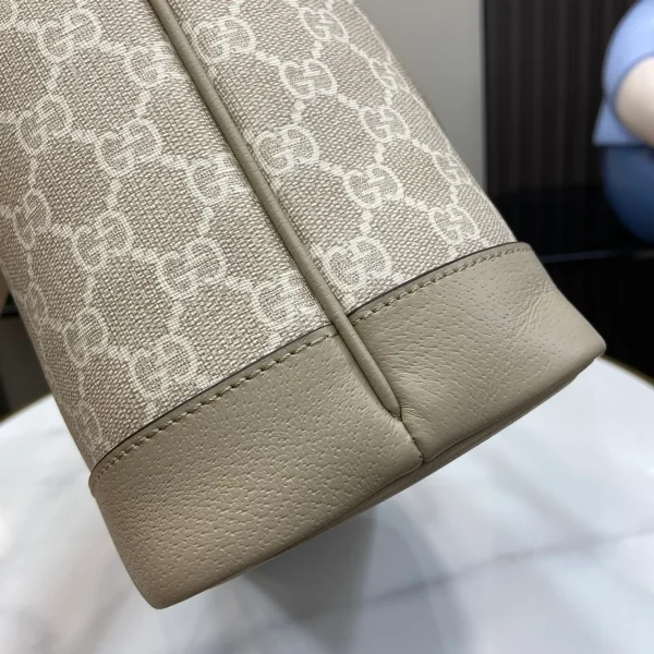 GUCCI Ophidia米棕帆布托特包-765043：圖片 8