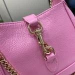 GUCCI Jackie Notte迷你紅漆皮斜揹包-782889：圖片 6