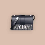 Dior 30 Montaigne 藍色皮革斜背包中號MM-M9203
